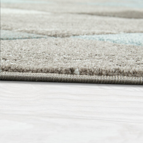 Laagpolig Vloerkleed Lareva - Geometrisch Design - Beige
