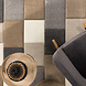 Laagpolig Vloerkleed Lareva - Blok Design - Beige Laagpolig Vloerkleed Lareva - Blok Design - Beige