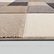 Laagpolig Vloerkleed Lareva - Blok Design - Beige Laagpolig Vloerkleed Lareva - Blok Design - Beige