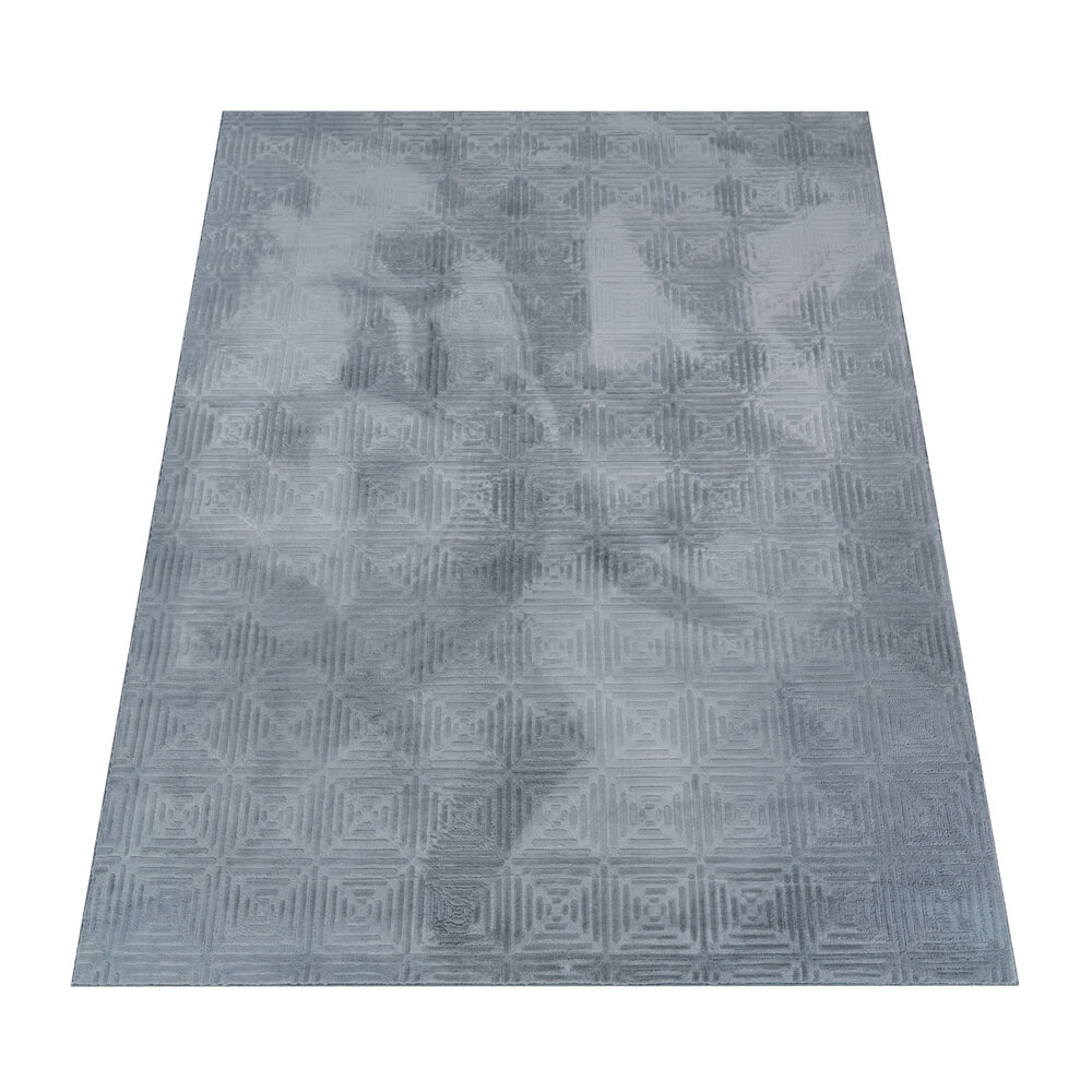 Geblokt vloerkleed - Lely Antraciet Geblokt vloerkleed - Lely Antraciet