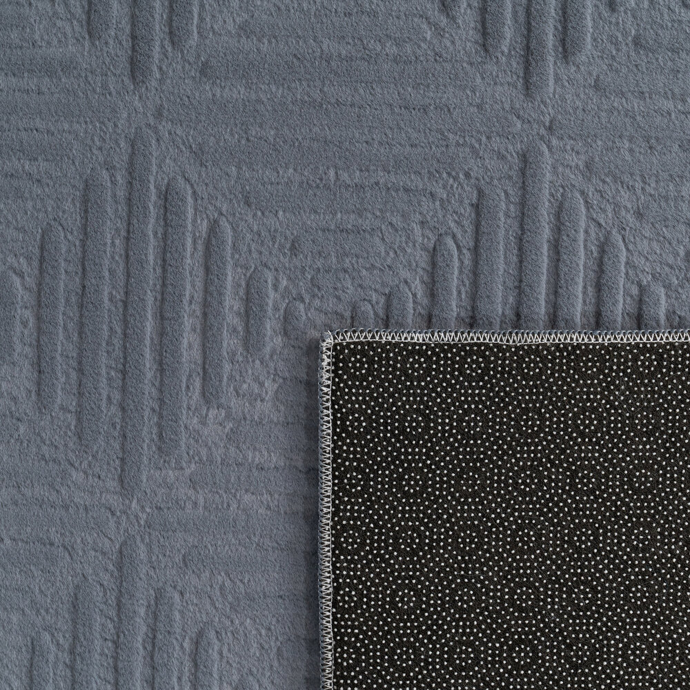 Geblokt vloerkleed - Lely Antraciet Geblokt vloerkleed - Lely Antraciet