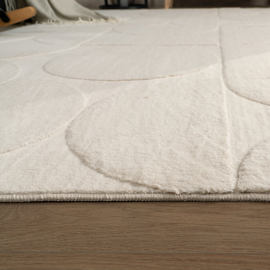 Modern vloerkleed - Lely Crème Modern vloerkleed - Lely Crème