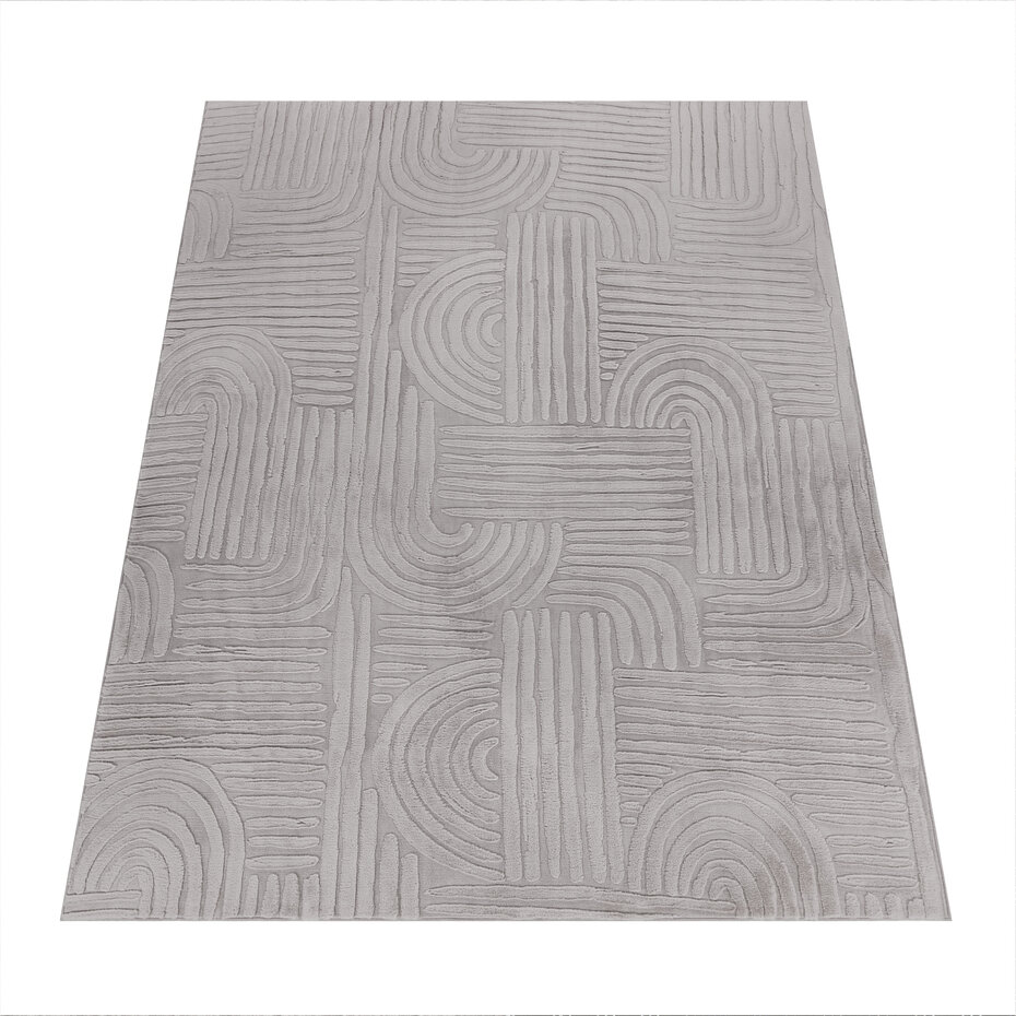 Japandi vloerkleed - Lely Grijs Japandi vloerkleed - Lely Grijs