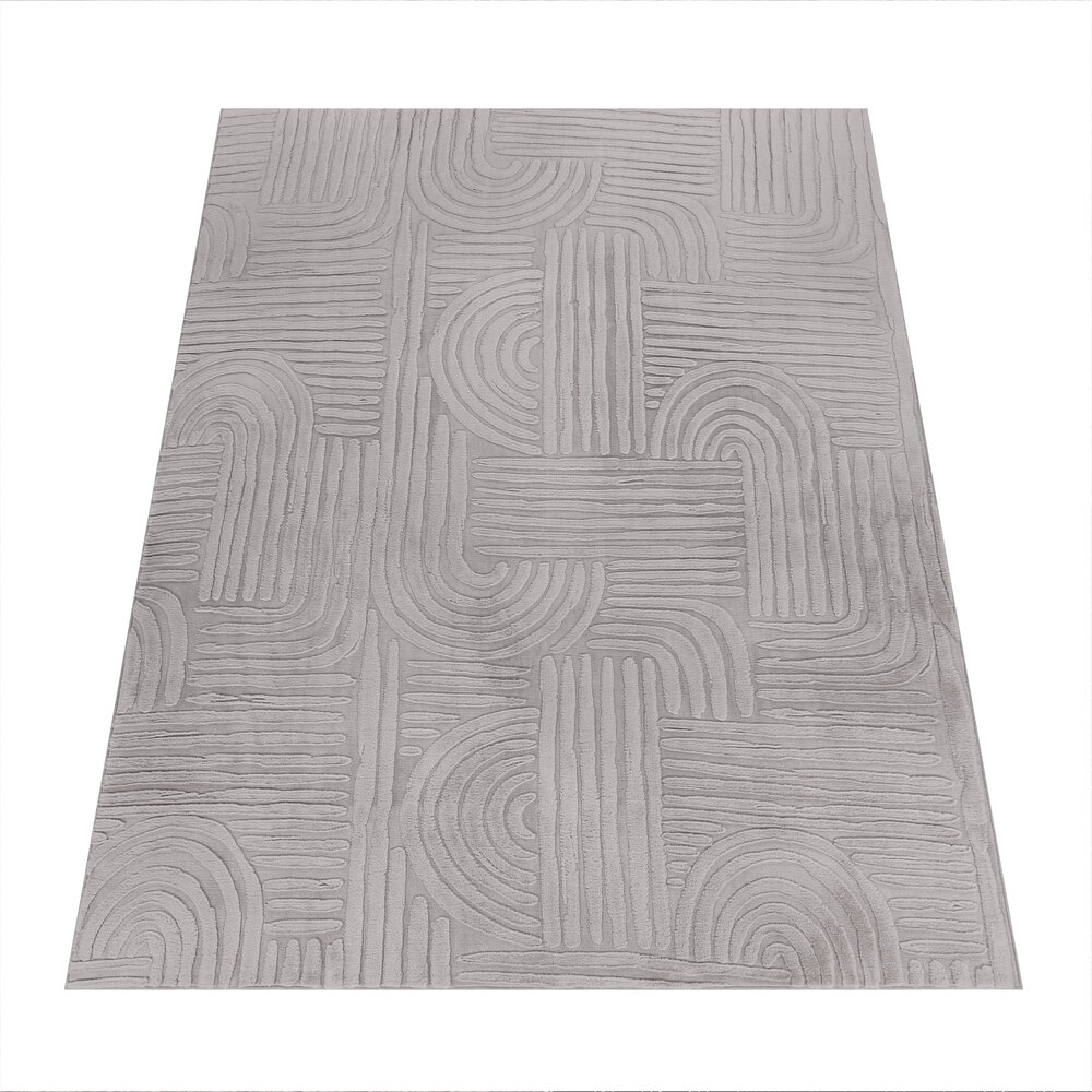 Japandi vloerkleed - Lely Grijs Japandi vloerkleed - Lely Grijs