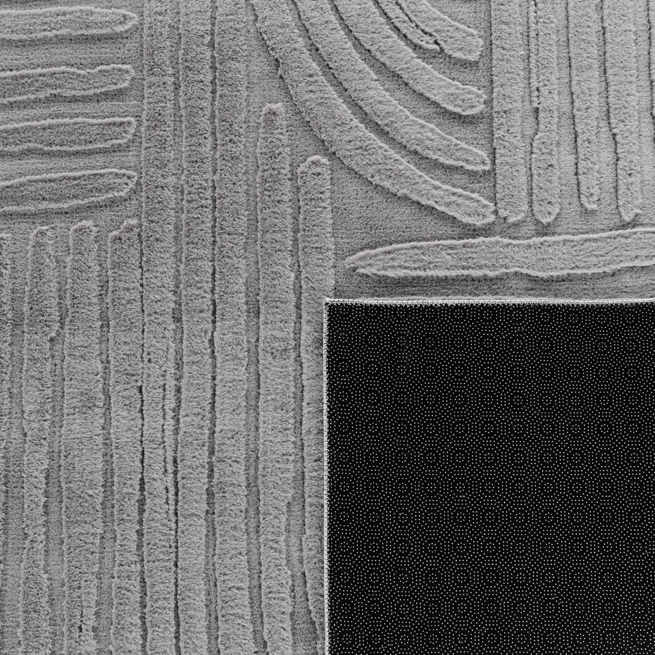 Japandi vloerkleed - Lely Grijs Japandi vloerkleed - Lely Grijs