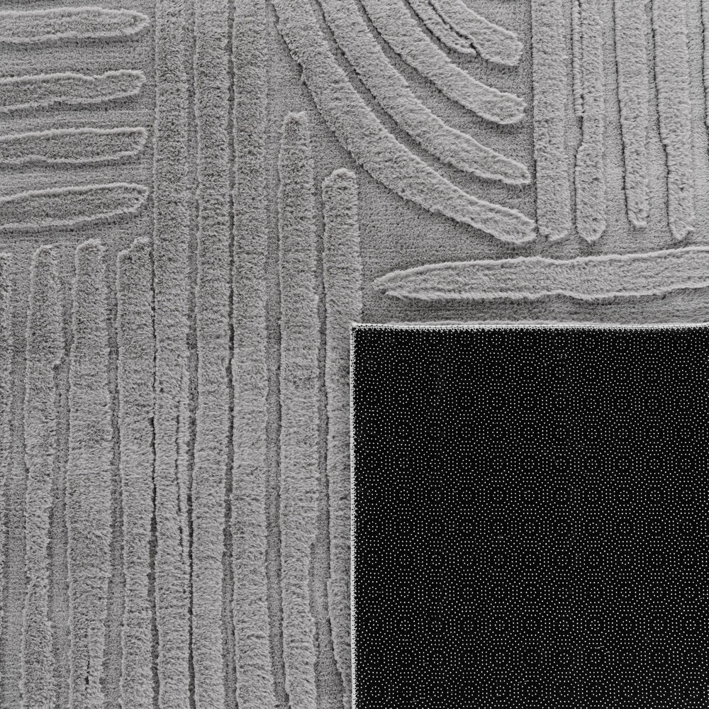 Japandi vloerkleed - Lely Grijs Japandi vloerkleed - Lely Grijs