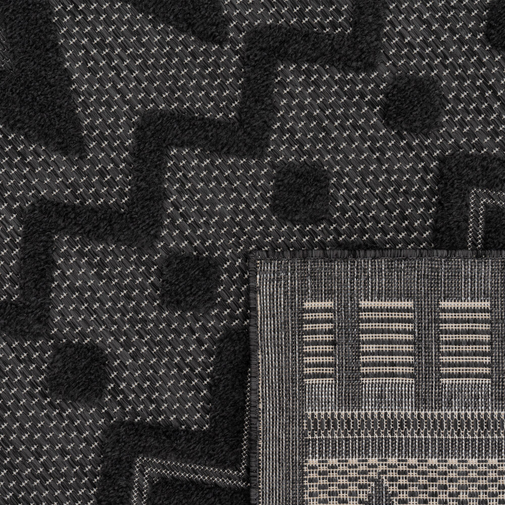 Binnen- en buitenkleed - Livotta Amy Antraciet Binnen- en buitenkleed - Livotta Amy Antraciet