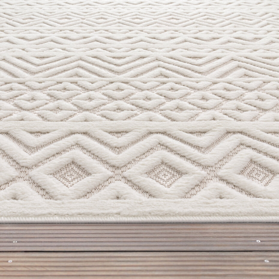 Binnen- en buitenkleed - Livotta Boho Crème