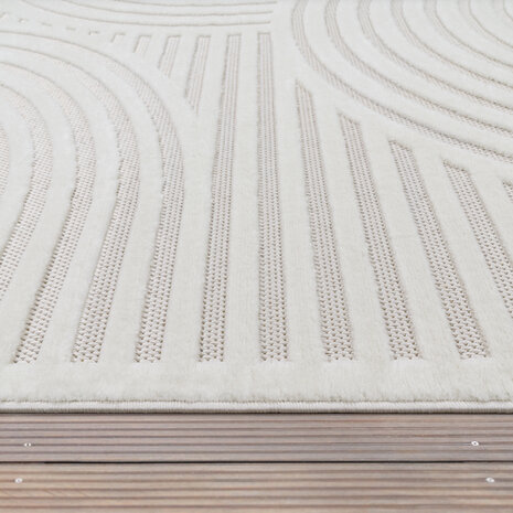 Binnen- en buitenkleed - Livotta Japandi Crème Binnen- en buitenkleed - Livotta Japandi Crème