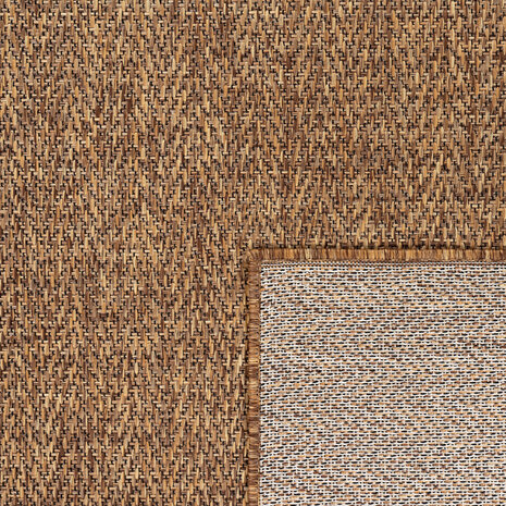 Binnen & Buitenkleed - Vloerkleed Lucine - Bruin
