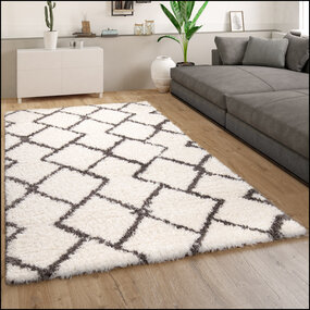 Hoogpolig Vloerkleed Berber Maginto - Creme