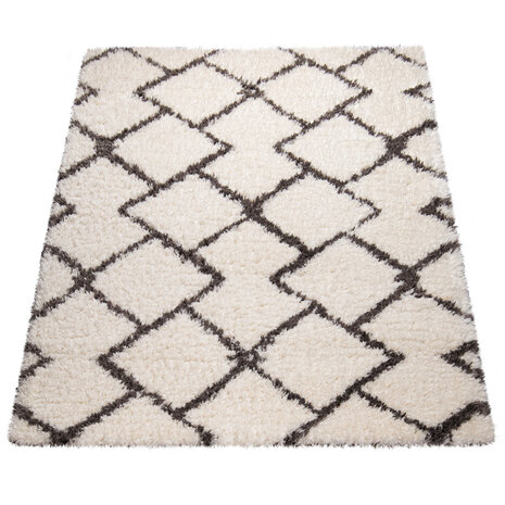 Hoogpolig Vloerkleed Berber Maginto - Creme