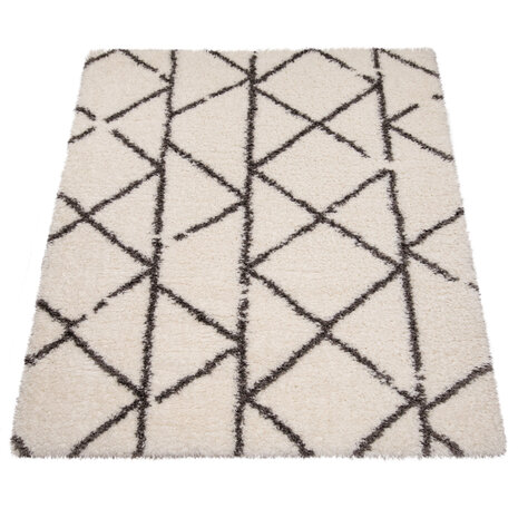 Hoogpolig Vloerkleed Berber Maginto - Creme