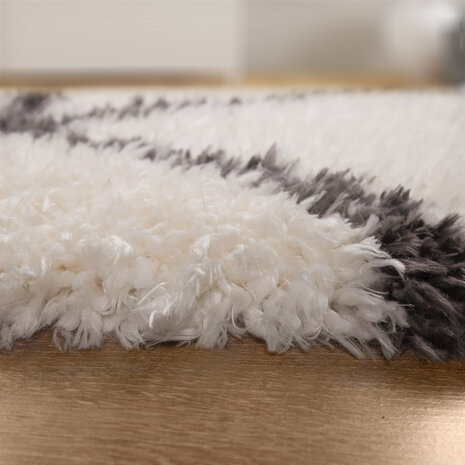 Hoogpolig Vloerkleed Berber Maginto - Creme