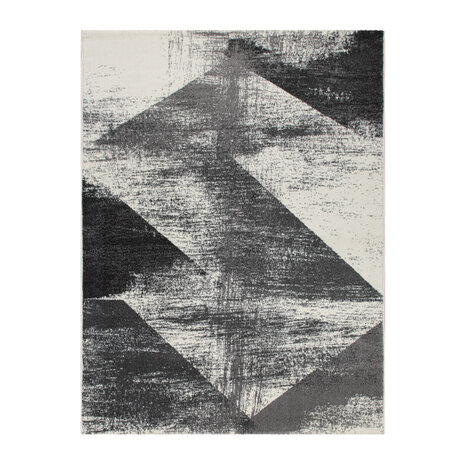 Laagpolig Meriza Vloerkleed - Antraciet Laagpolig Meriza Vloerkleed - Antraciet