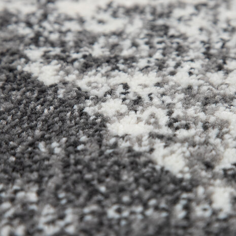 Laagpolig Meriza Vloerkleed - Antraciet Laagpolig Meriza Vloerkleed - Antraciet