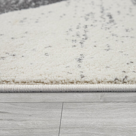 Laagpolig Meriza Vloerkleed - Antraciet Laagpolig Meriza Vloerkleed - Antraciet