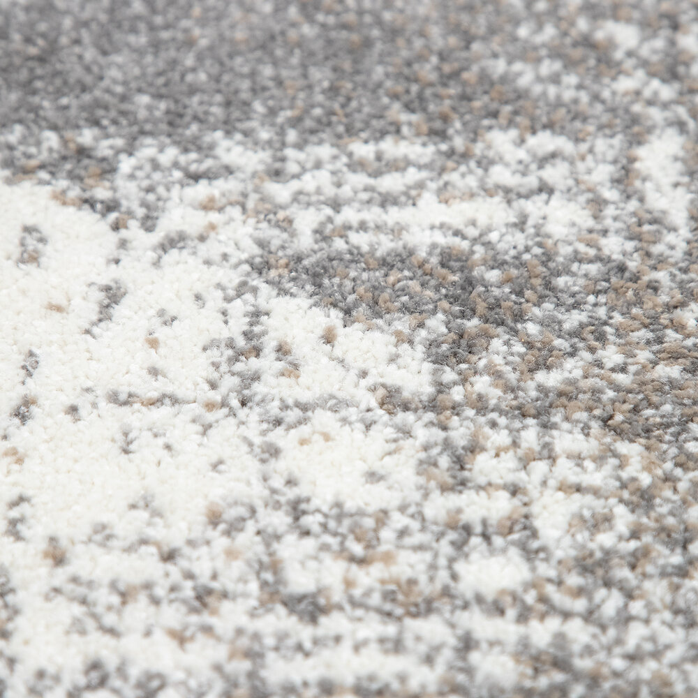 Laagpolig Meriza Vloerkleed - Grijs