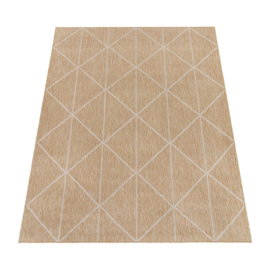 Laagpolig Vloerkleed Modilia - Geo - Beige Laagpolig Vloerkleed Modilia - Geo - Beige