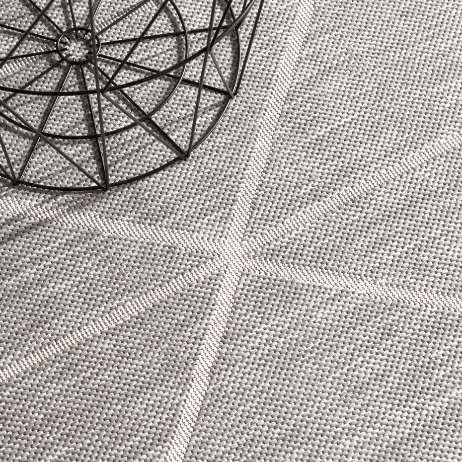 Laagpolig Vloerkleed Modilia - Geo - Grijs Laagpolig Vloerkleed Modilia - Geo - Grijs