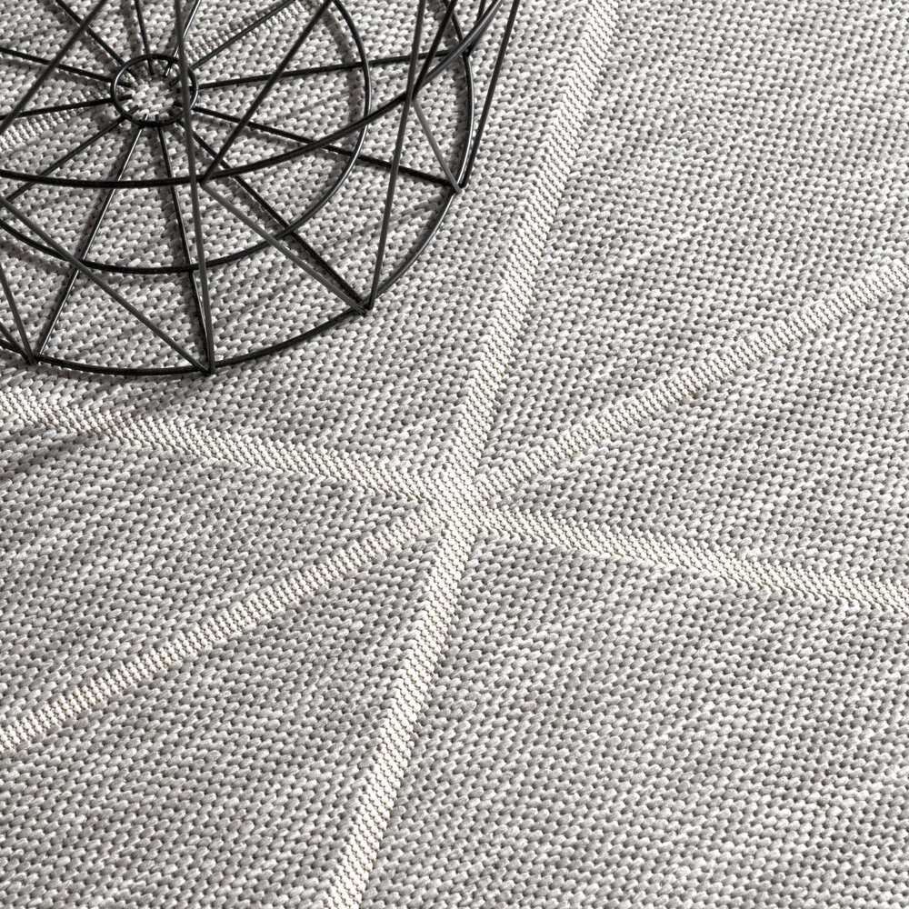 Laagpolig Vloerkleed Modilia - Geo - Grijs Laagpolig Vloerkleed Modilia - Geo - Grijs