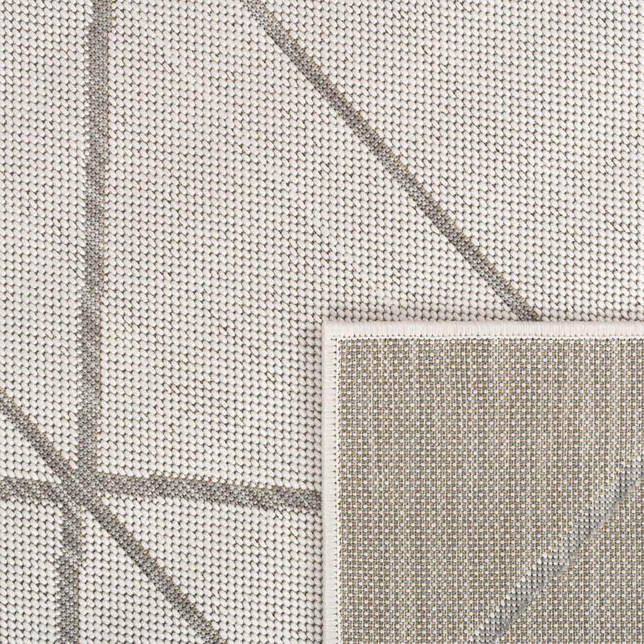 Laagpolig Vloerkleed Modilia - Geo - Wit