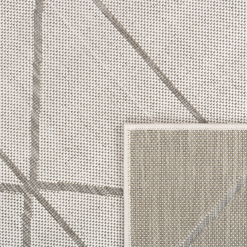 Laagpolig Vloerkleed Modilia - Geo - Wit