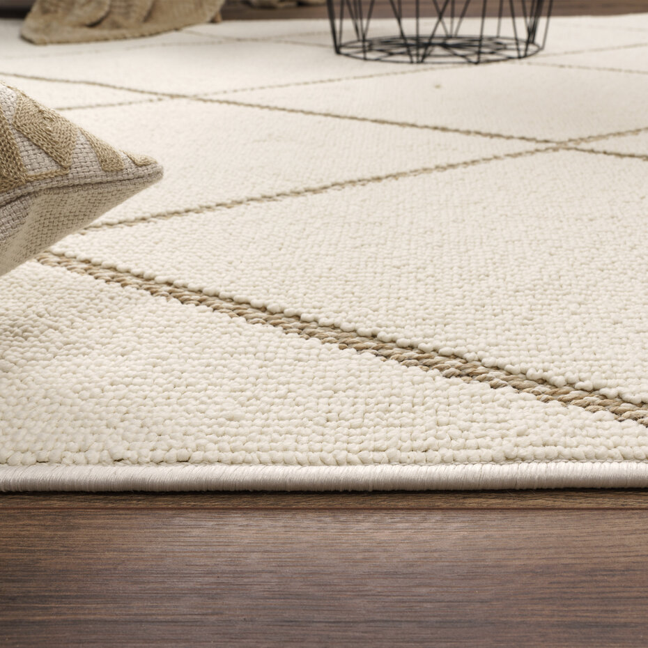 Scandinavisch vloerkleed - Munilia Crème/Beige Scandinavisch vloerkleed - Munilia Crème/Beige