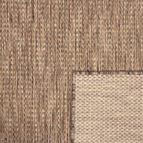 Binnen & Buitenkleed Nacira Laagpolig Vloerkleed - Beige
