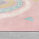 Kinderkamer Vloerkleed - Ninaro - Roze Kinderkamer Vloerkleed - Ninaro - Roze
