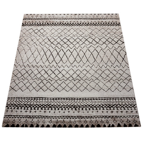 Laagpolig Gabbeh Vloerkleed - Creme