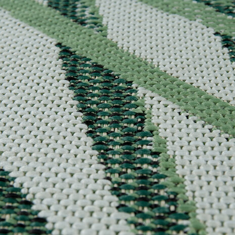 Binnen en Buitenkleed Ostivia - Gebloemd - Groen