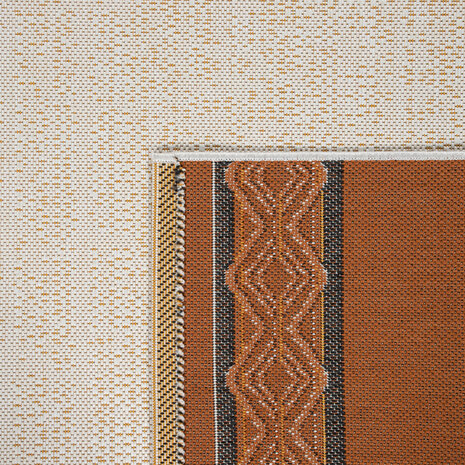 Binnen en Buitenkleed Ostivia - Boho Tribal - Creme