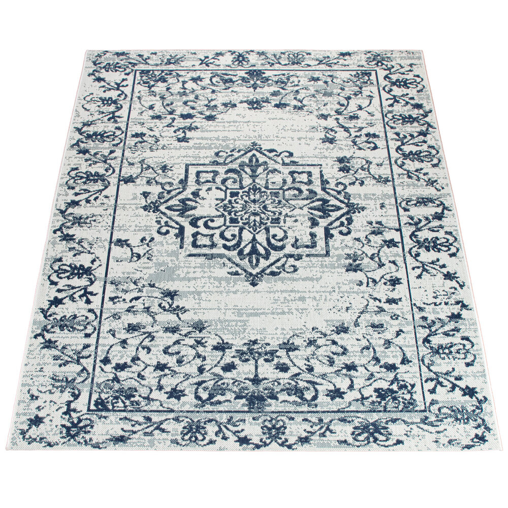 Binnen en Buitenkleed Ostivia - Vintage - Blauw