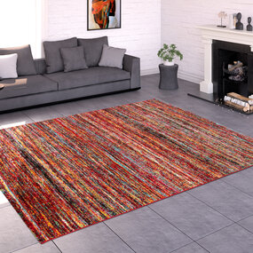 Laagpolig Boho Vloerkleed Pasaria - Multi Laagpolig Boho Vloerkleed Pasaria - Multi