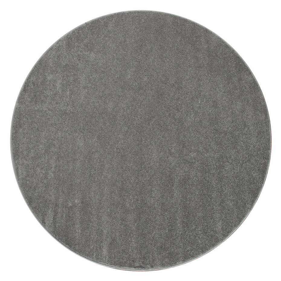 Laagpolig Effen Uni Vloerkleed Porera - Antraciet Laagpolig Effen Uni Vloerkleed Porera - Antraciet