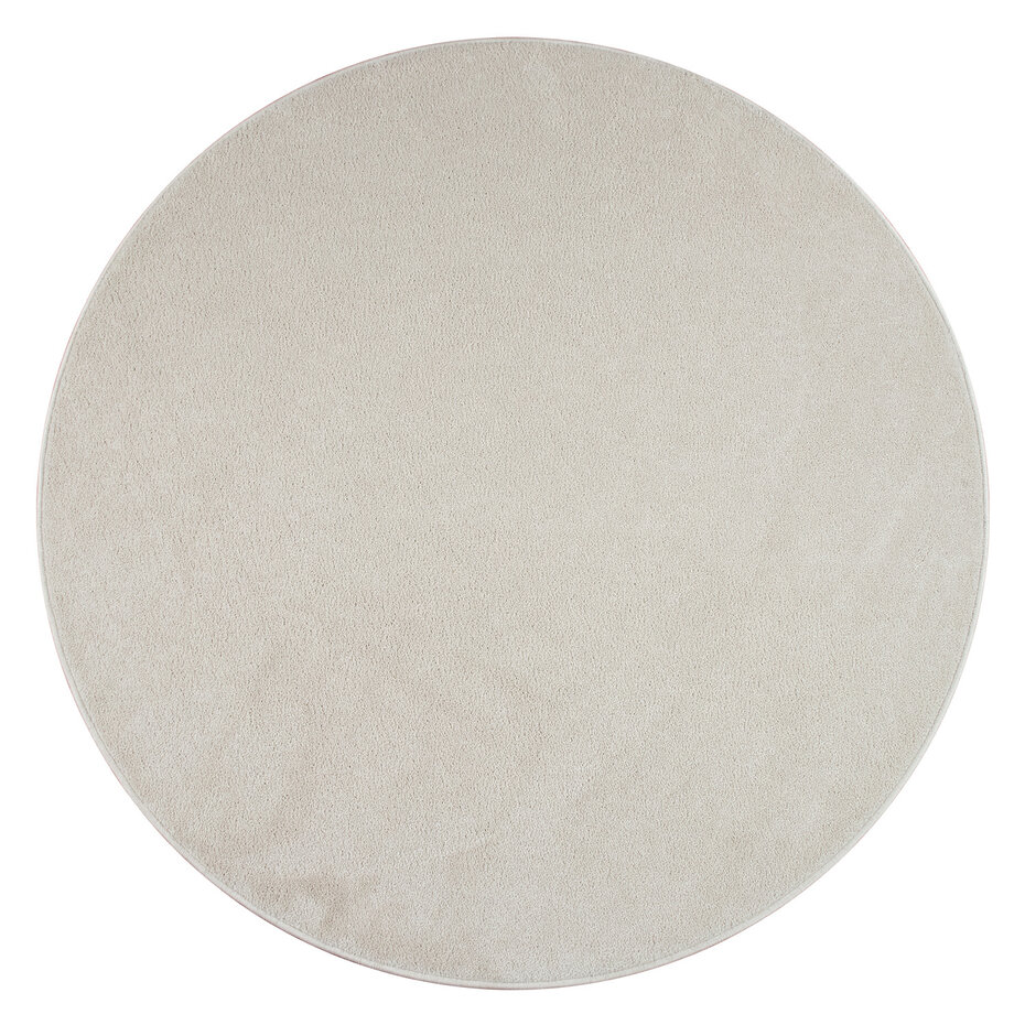 Laagpolig Effen Uni Vloerkleed Porera - Creme Laagpolig Effen Uni Vloerkleed Porera - Creme