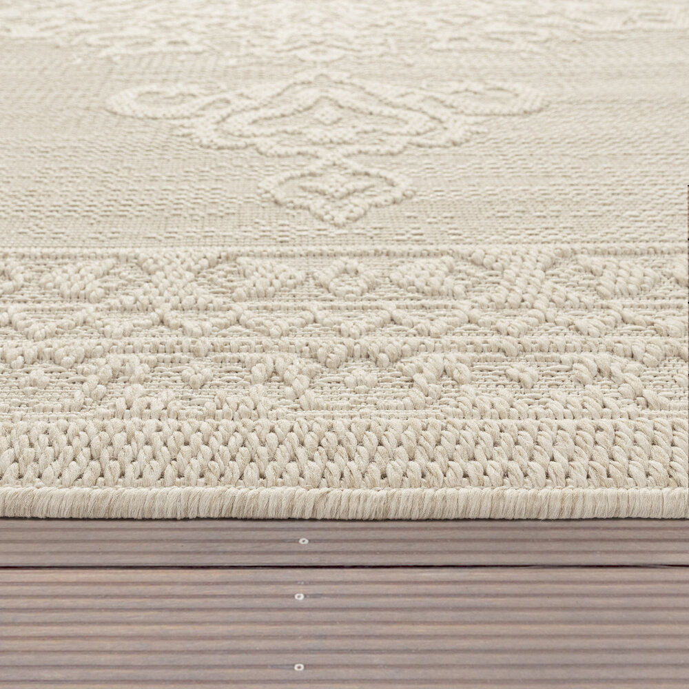 Binnen- en buitenkleed - Rimoda Vintage Crème Binnen- en buitenkleed - Rimoda Vintage Crème