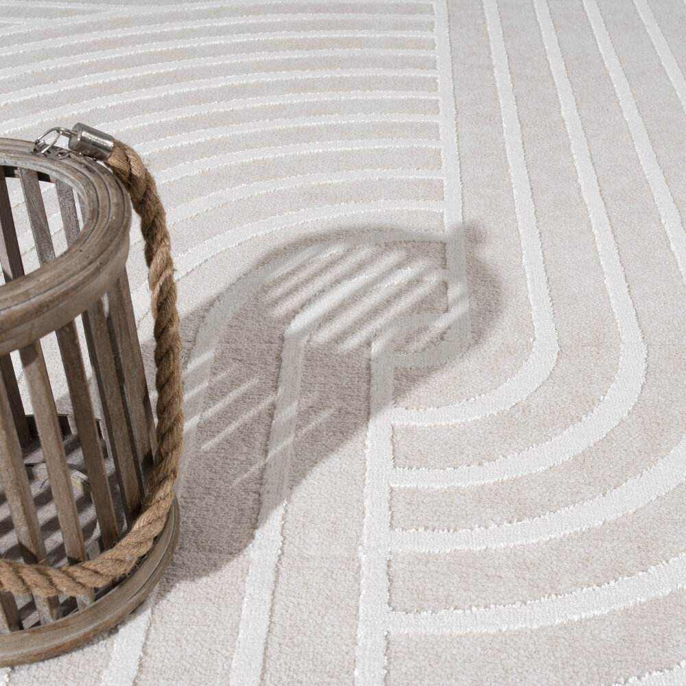 Modern vloerkleed - Sanilia Crème Modern vloerkleed - Sanilia Crème