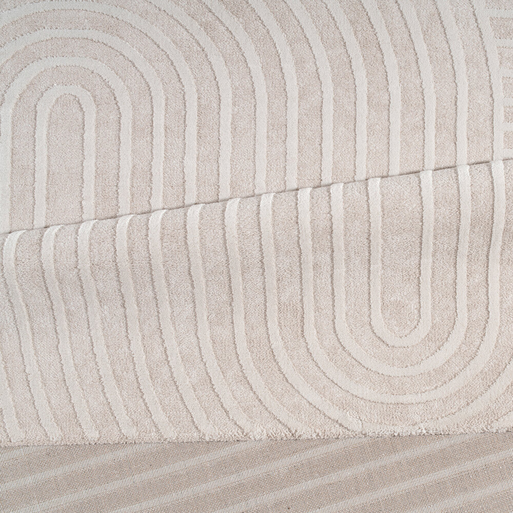 Modern vloerkleed - Sanilia Japandi Crème Modern vloerkleed - Sanilia Japandi Crème