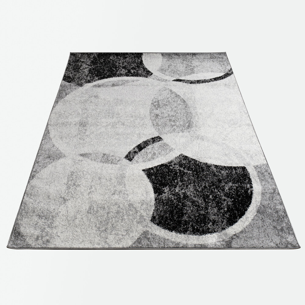 Laagpolig Modern Vloerkleed Sinovo - Grijs Laagpolig Modern Vloerkleed Sinovo - Grijs