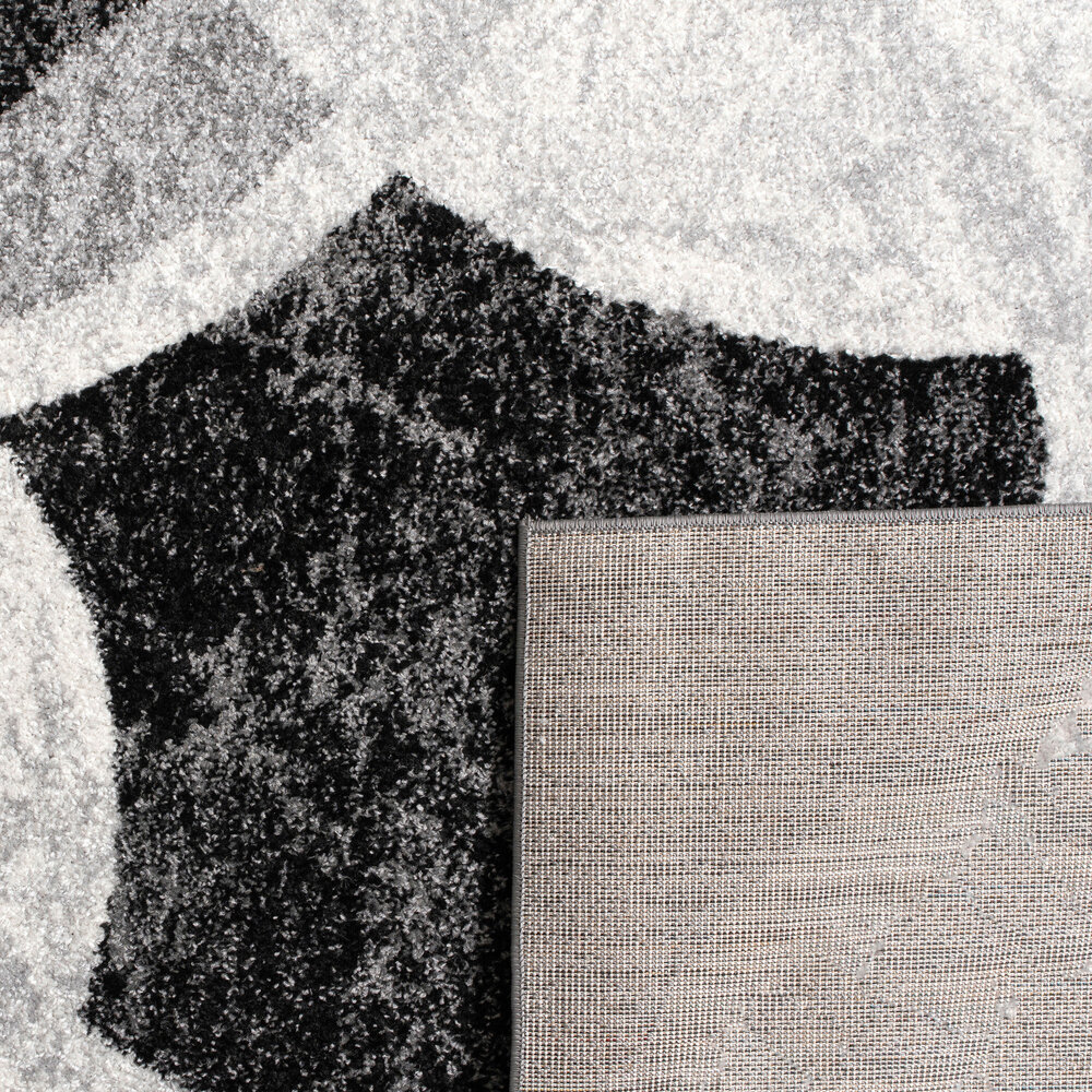 Laagpolig Modern Vloerkleed Sinovo - Grijs Laagpolig Modern Vloerkleed Sinovo - Grijs