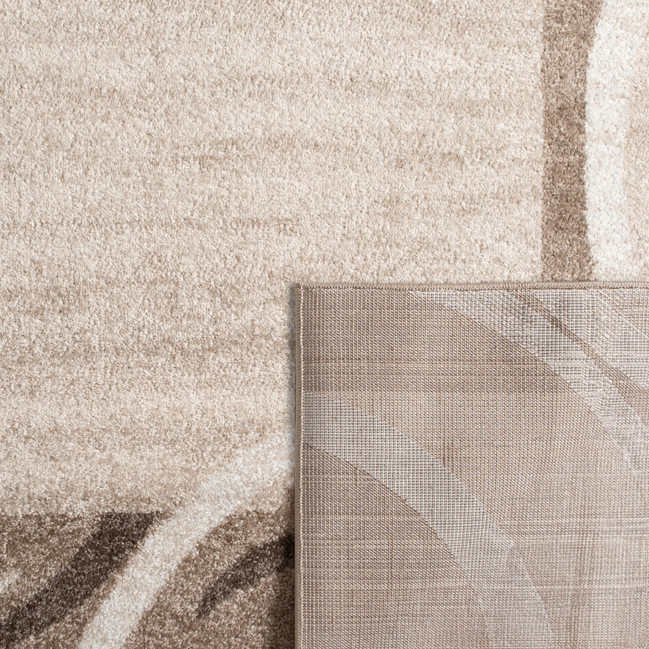 Laagpolig Modern Vloerkleed Sinovo - Kader - Bruin Laagpolig Modern Vloerkleed Sinovo - Kader - Bruin