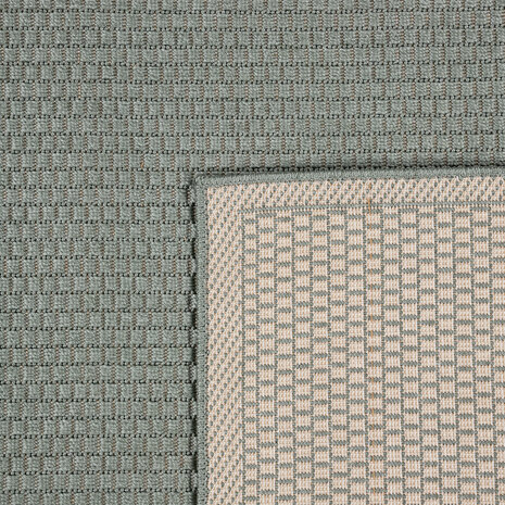 Binnen & Buitenkleed Timiso - Effen Uni - Groen