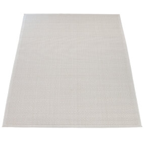 Binnen & Buitenkleed Timiso - Effen Uni - Creme / Ivoor