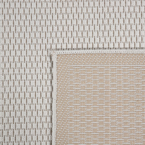 Binnen & Buitenkleed Timiso - Effen Uni - Creme / Ivoor