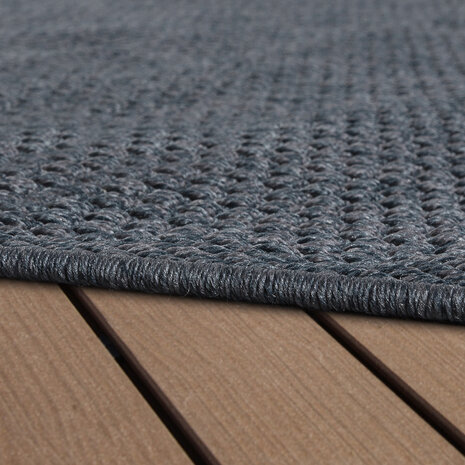 Binnen & Buitenkleed Timiso - Effen Uni - Marineblauw
