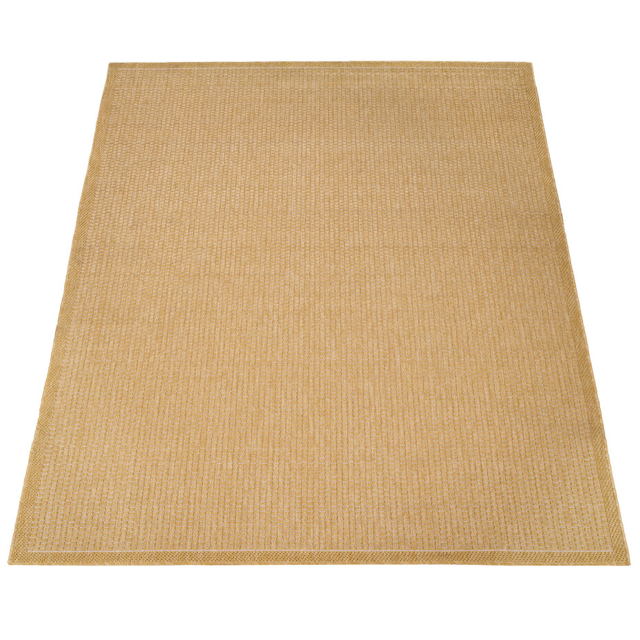 Binnen & Buitenkleed Timiso - Effen Uni - Geel Binnen & Buitenkleed Timiso - Effen Uni - Geel