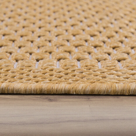 Binnen & Buitenkleed Timiso - Effen Uni - Geel