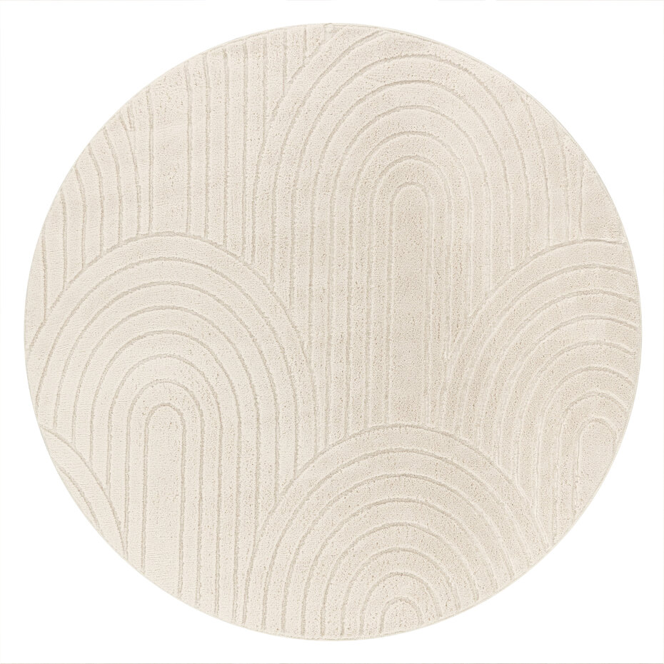 Laagpolig Japandi Vloerkleed Tokyo - Creme Laagpolig Japandi Vloerkleed Tokyo - Creme